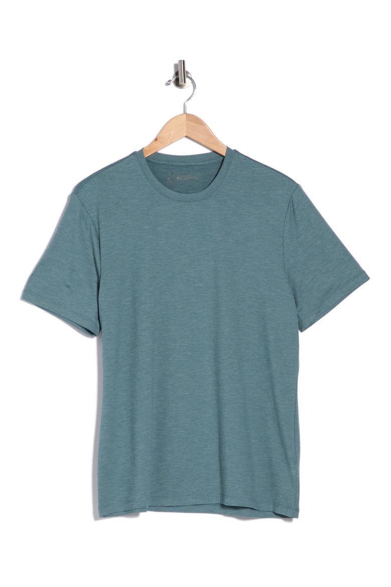 Energy T-Shirt, Alternate, color, TEAL TITANIC HEATHER