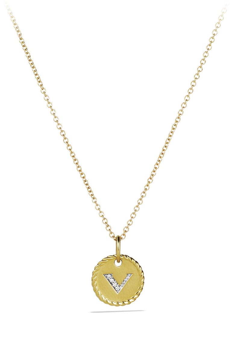 Cable Collectibles Diamond Initial Pendant Necklace video