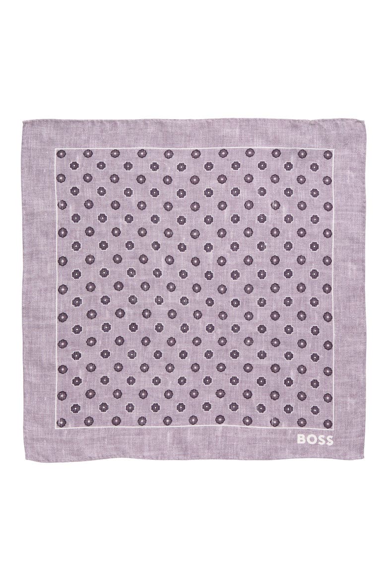 Silk Pocket Square, Alternate, color, OPEN PURPLE