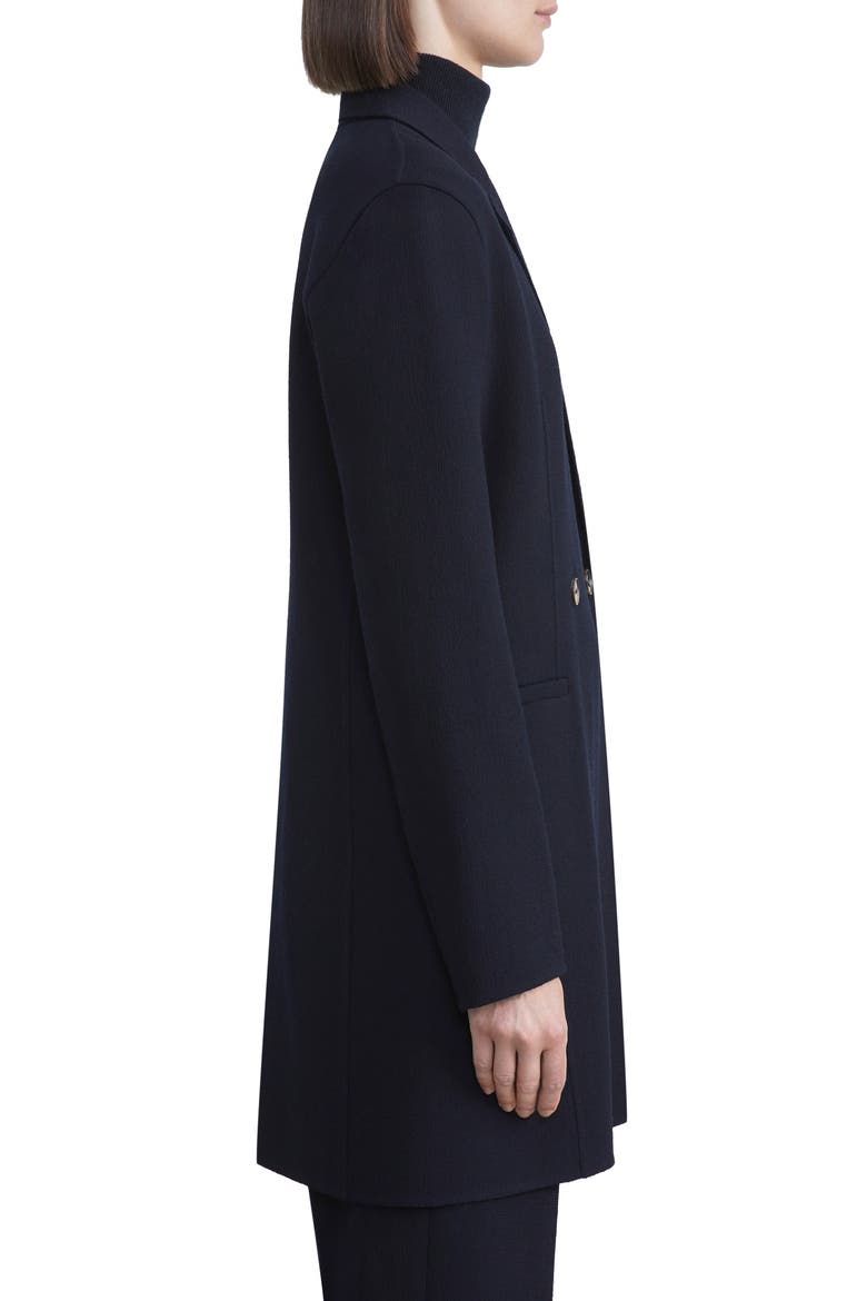 Double Breasted Wool Blazer, Alternate, color, NAVY