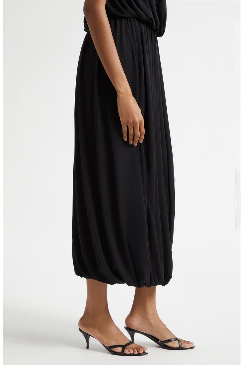 Calden Bubble Hem Skirt, Alternate, color, BLACK
