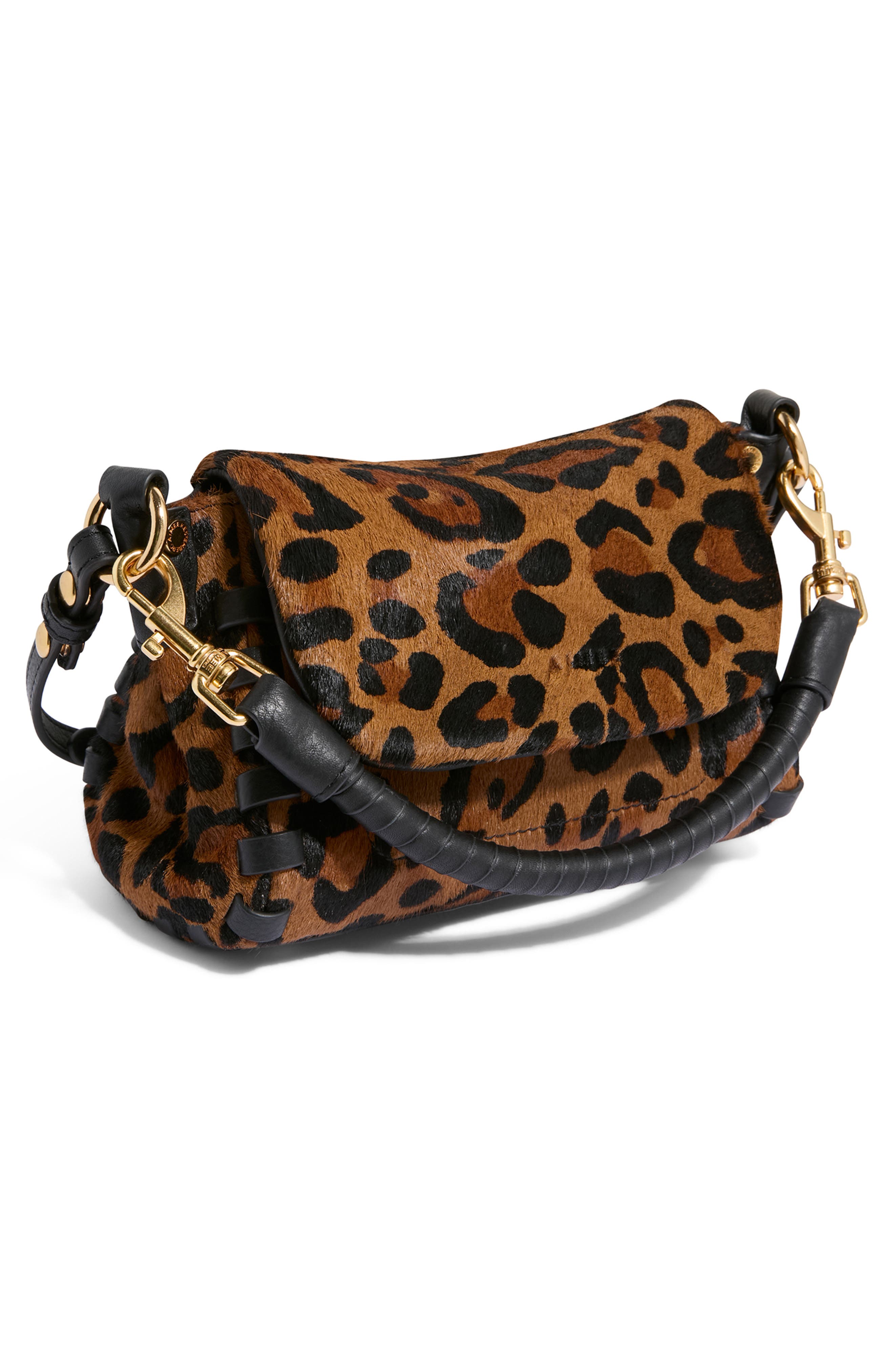 AIMEE Mini Zen Leather Crossbody Bag, Alternate, color, Wildcat Haircalf
