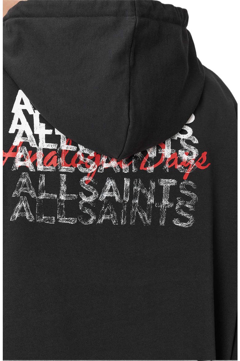 Graphene Logo Cotton Hoodie, Alternate, color, WASHED BLACK