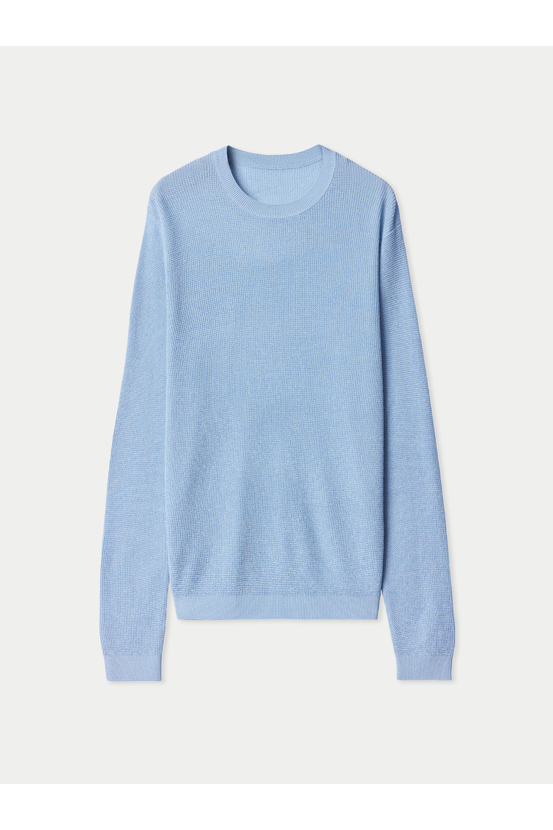 Cashmere Silk Lightweight Sweater, Main, color, celestial blue