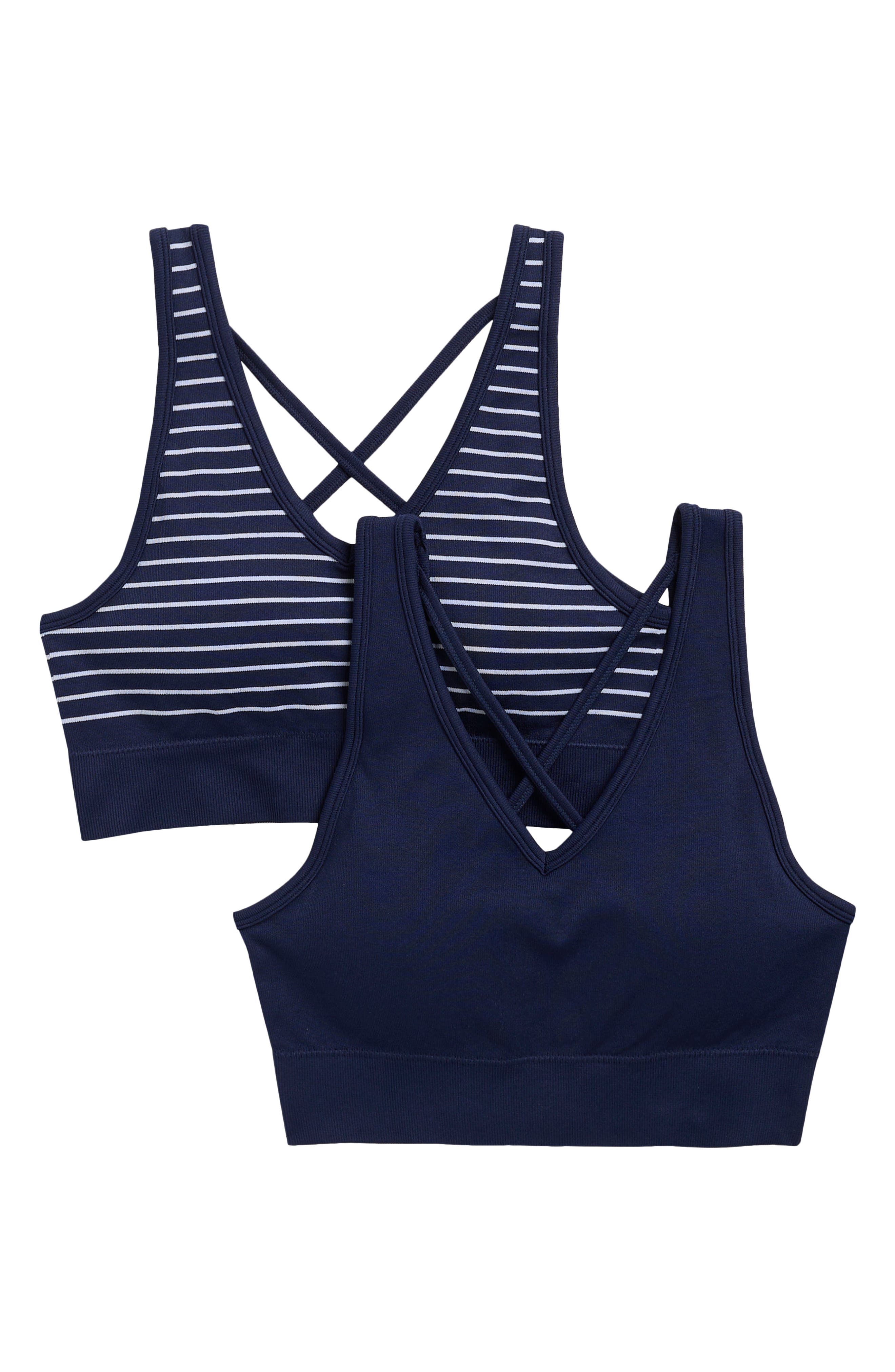 2-Pack Esme V Neck Seamless Sports Bras