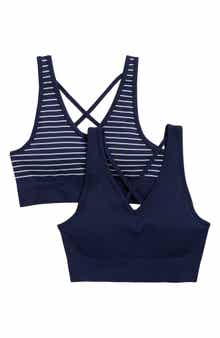 2-Pack Esme V Neck Seamless Sports Bras