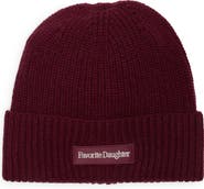 Favorite Daughter Logo Patch Beanie