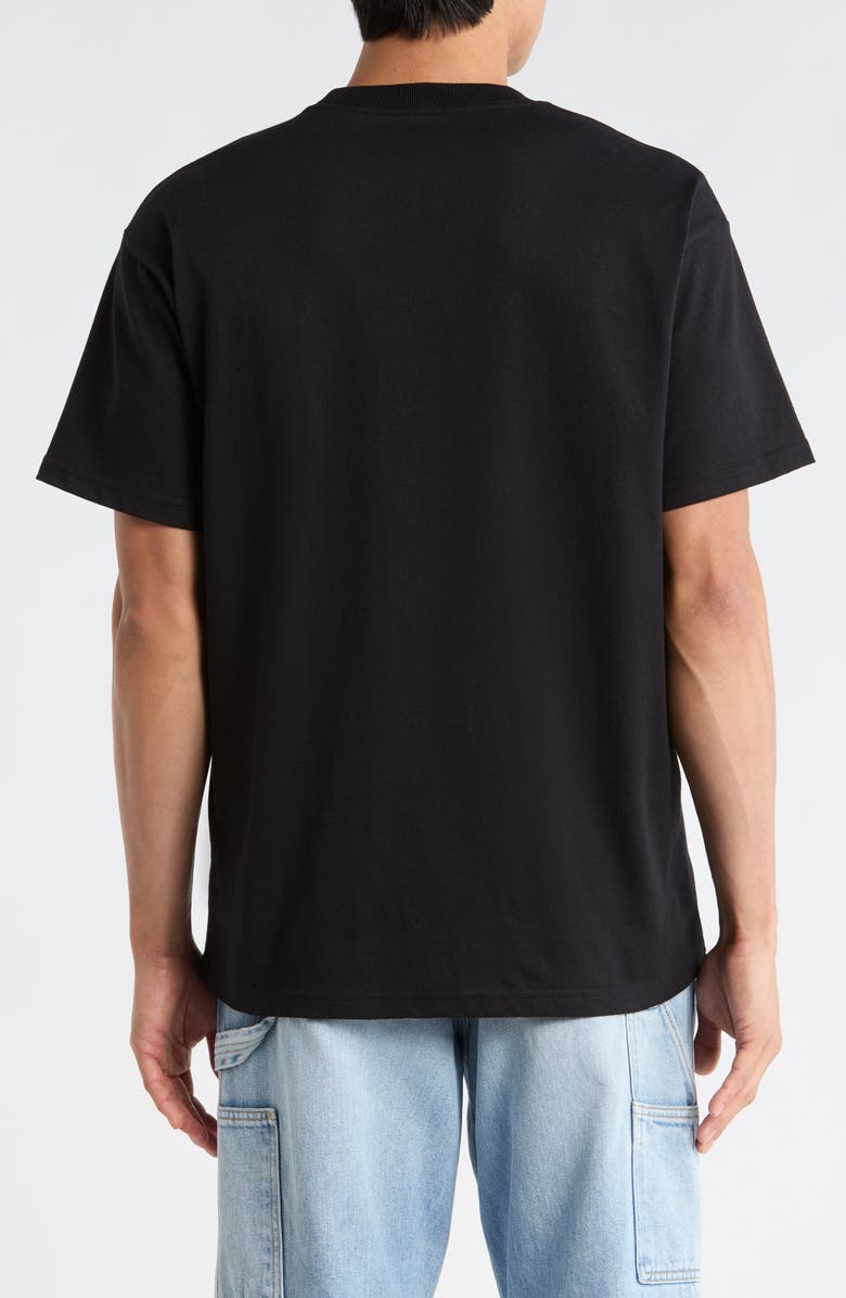 Carhartt Work In Progress Barbwire Organic Cotton Graphic T-Shirt, Alternate, color, Black