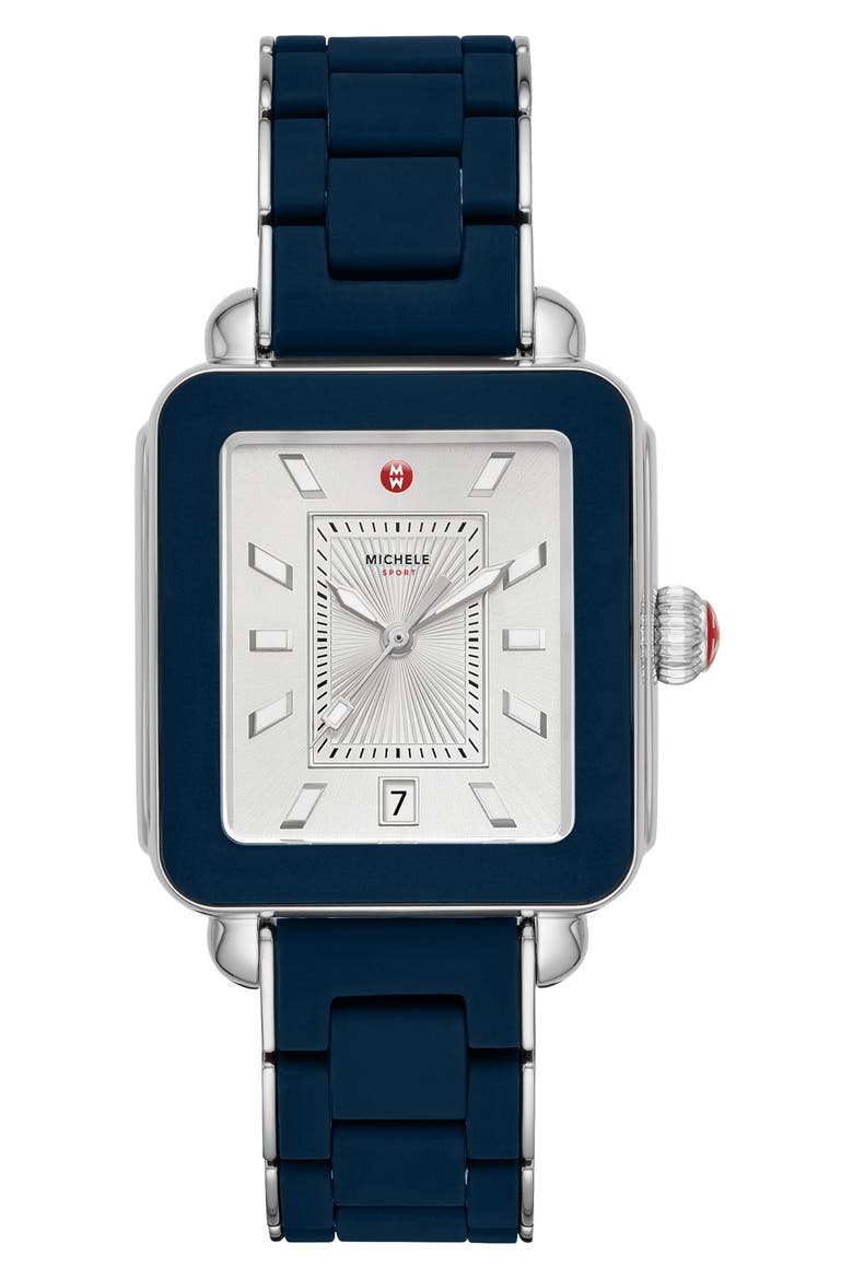 Deco Sport Watch Head & Bracelet, 34mm, Main, color, BLUE
