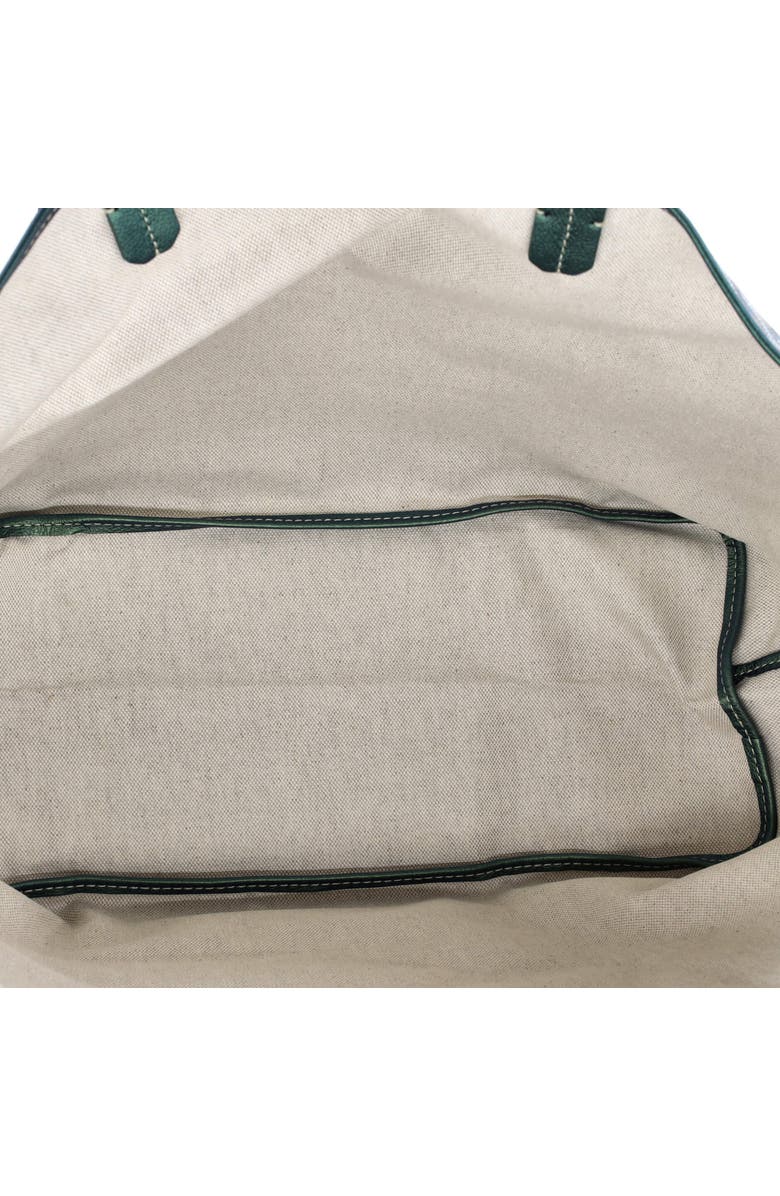 Pre-Owned Goyard Saint Louis Tote Iridescent Coated Canvas PM, Alternate, color, Green