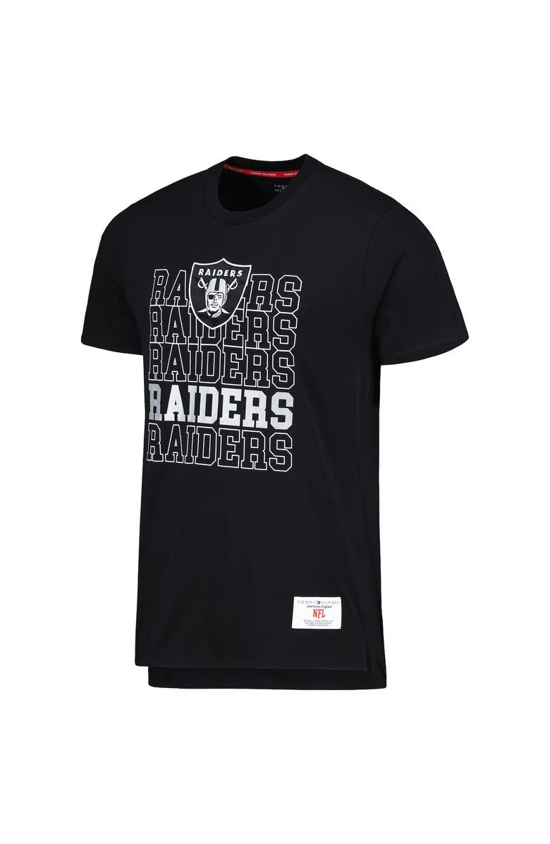 Tommy Hilfiger Men's Tommy Hilfiger Black Las Vegas Raiders Liam T-Shirt, Alternate, color, Black