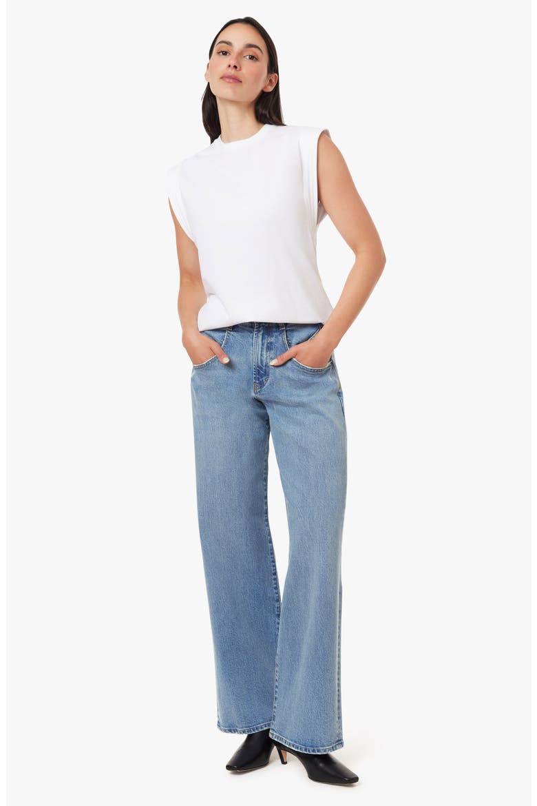 Blaine High Waist Straight Leg Jeans, Alternate, color, COAST