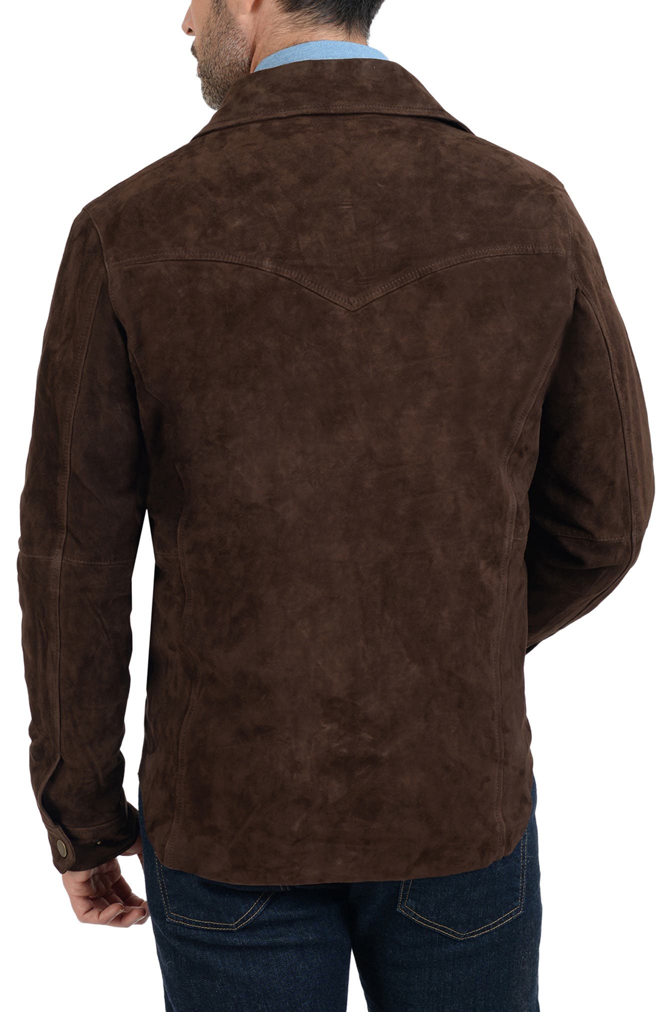 Goat Suede Shacket - image 2