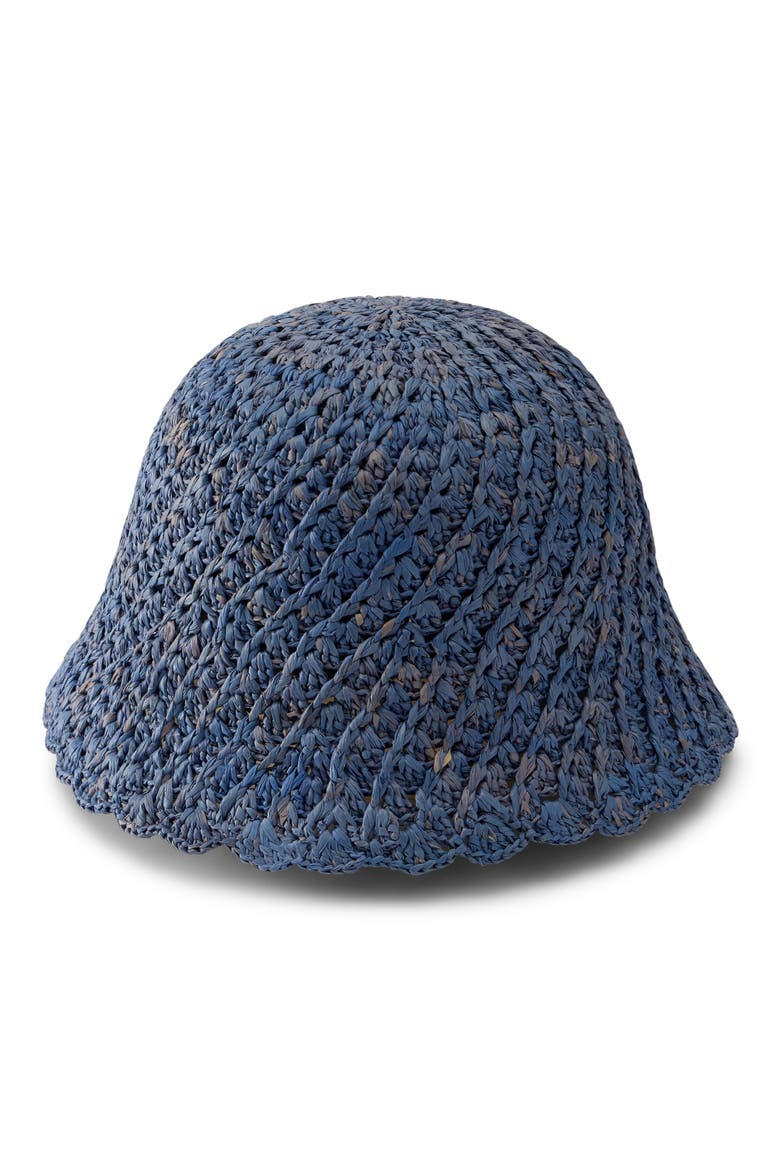 Rio Raffia Cloche, Alternate, color, LAPIS