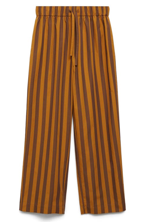 Shop Mango Stripe Cotton Pajama Pants