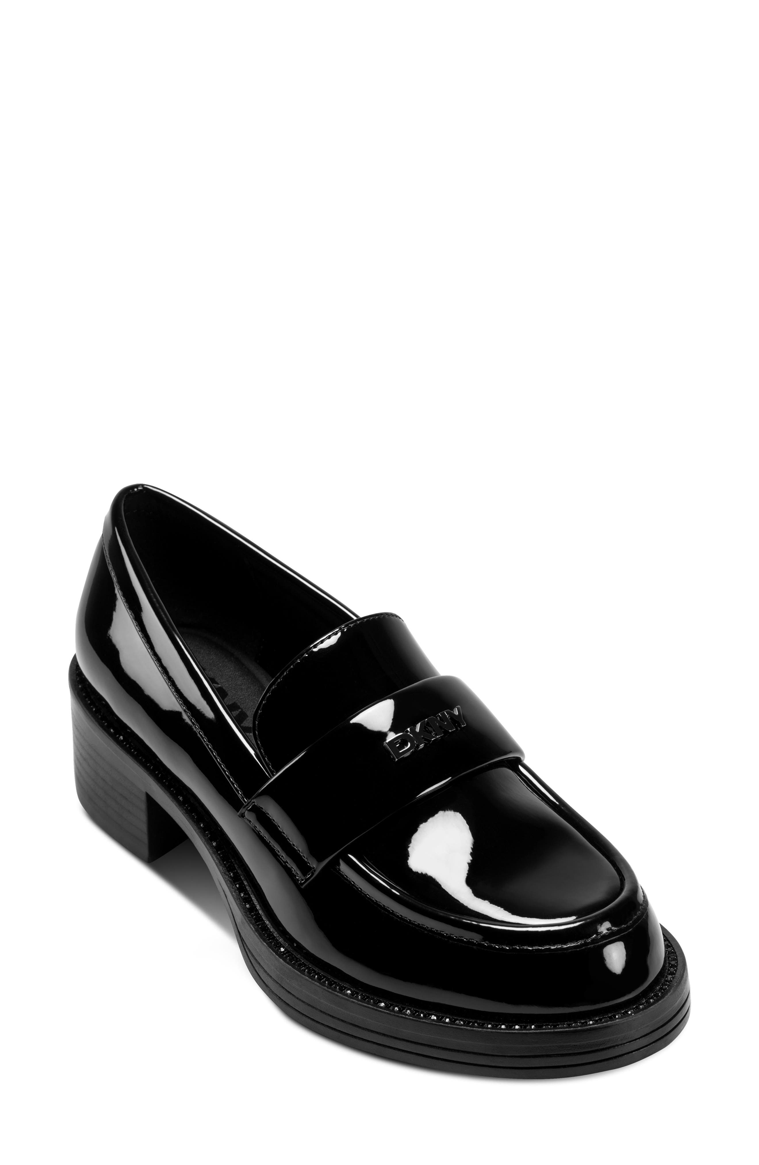DKNY Civelli Block Heel Loafer, Main, color, 