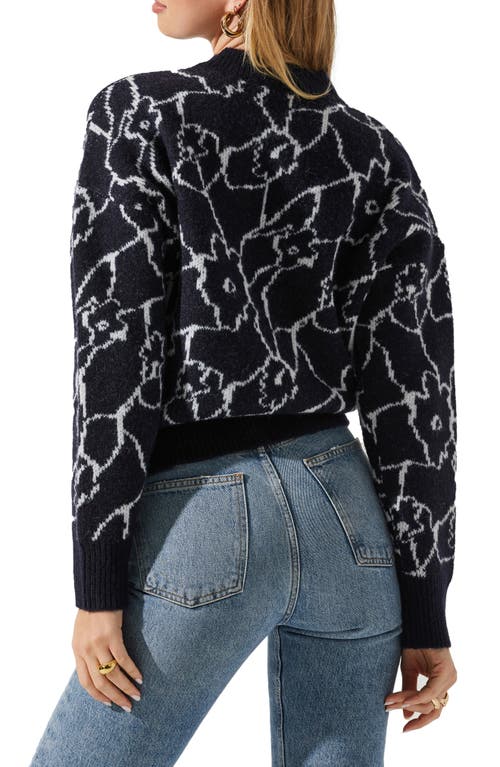 Astr The Label Saira Sweater In Animal Print