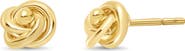 Bony Levy 14k Gold Love Knot Stud Earrings