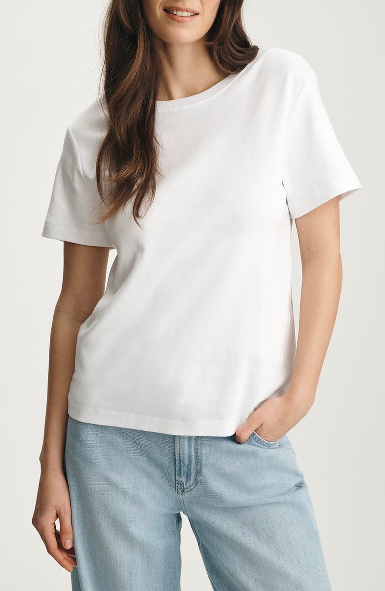 Mavi Jeans Nina Crewneck Cotton T-Shirt, Main, color,