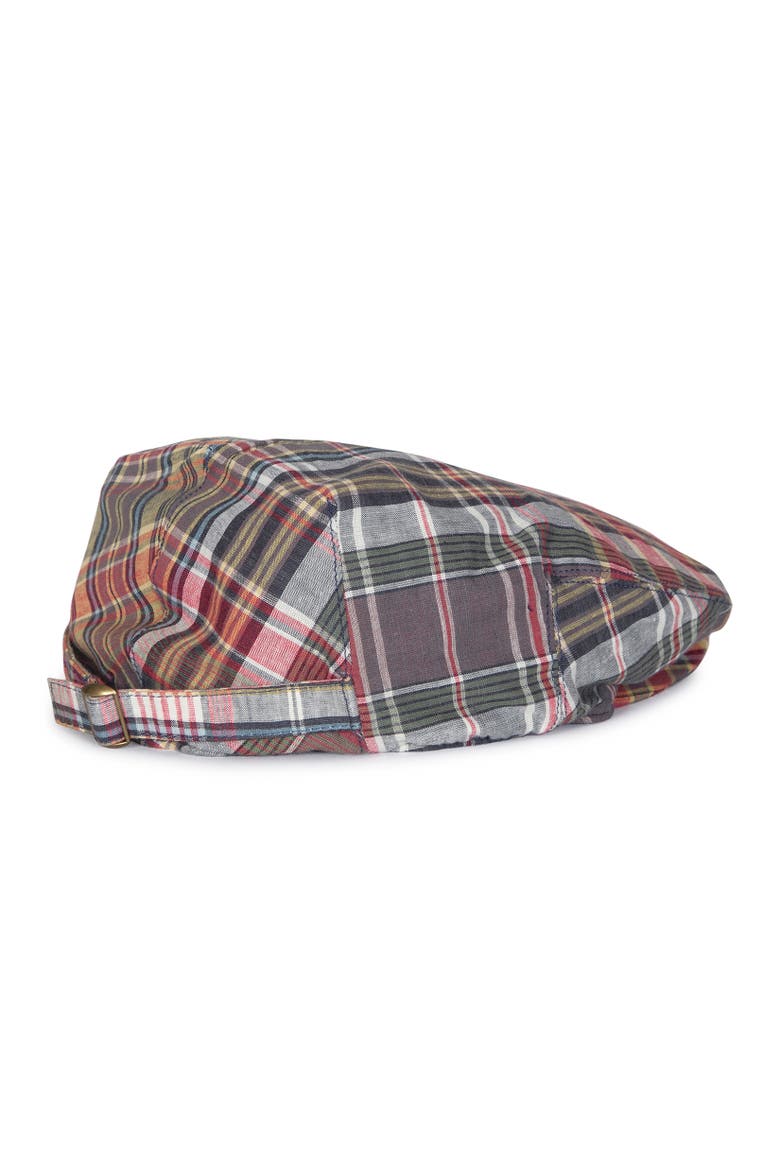 Plaid Flat Cap, Alternate, color, Multi
