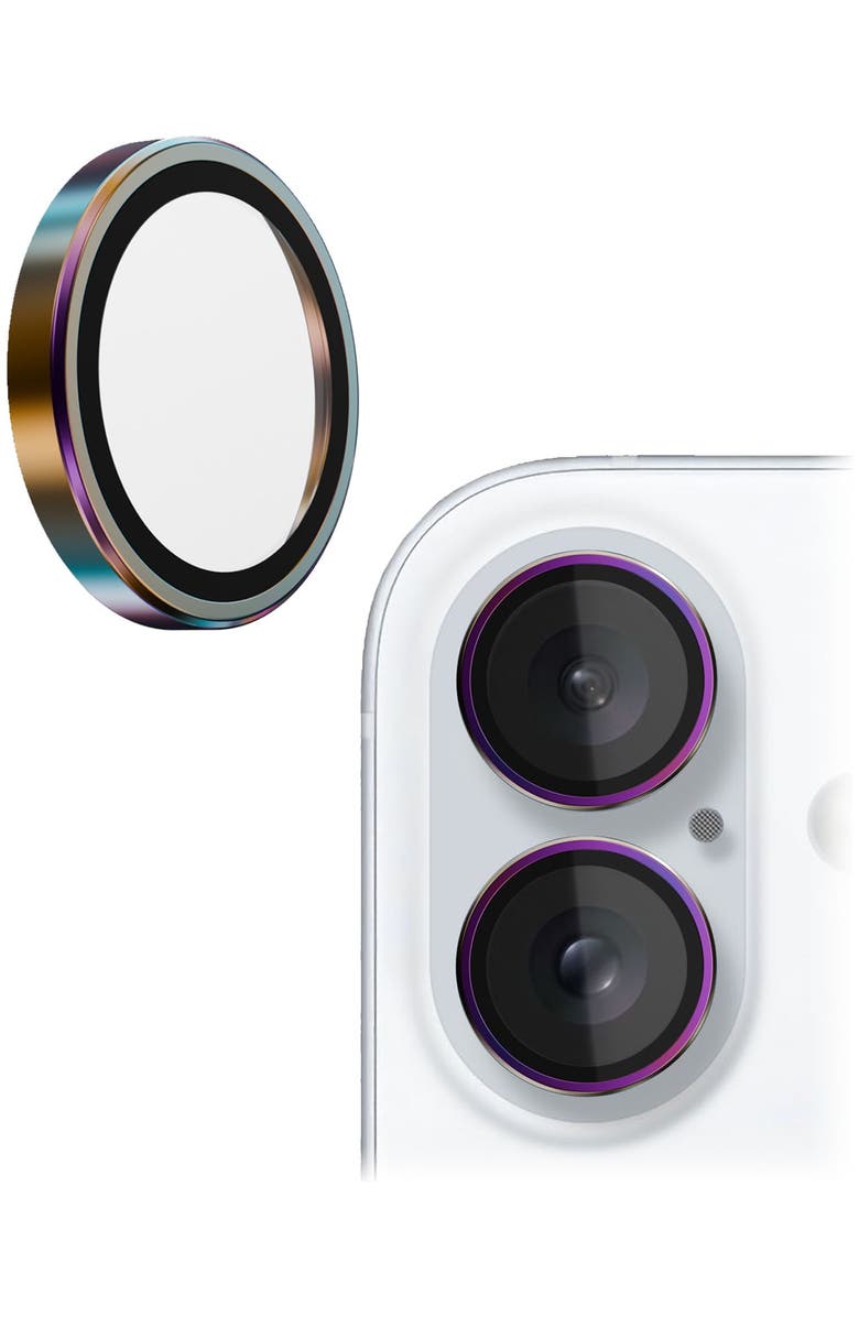 Gadget Guard Camera Lens Protector for Apple iPhone 16 / iPhone 16 Plus, Alternate, color, Multi-Color
