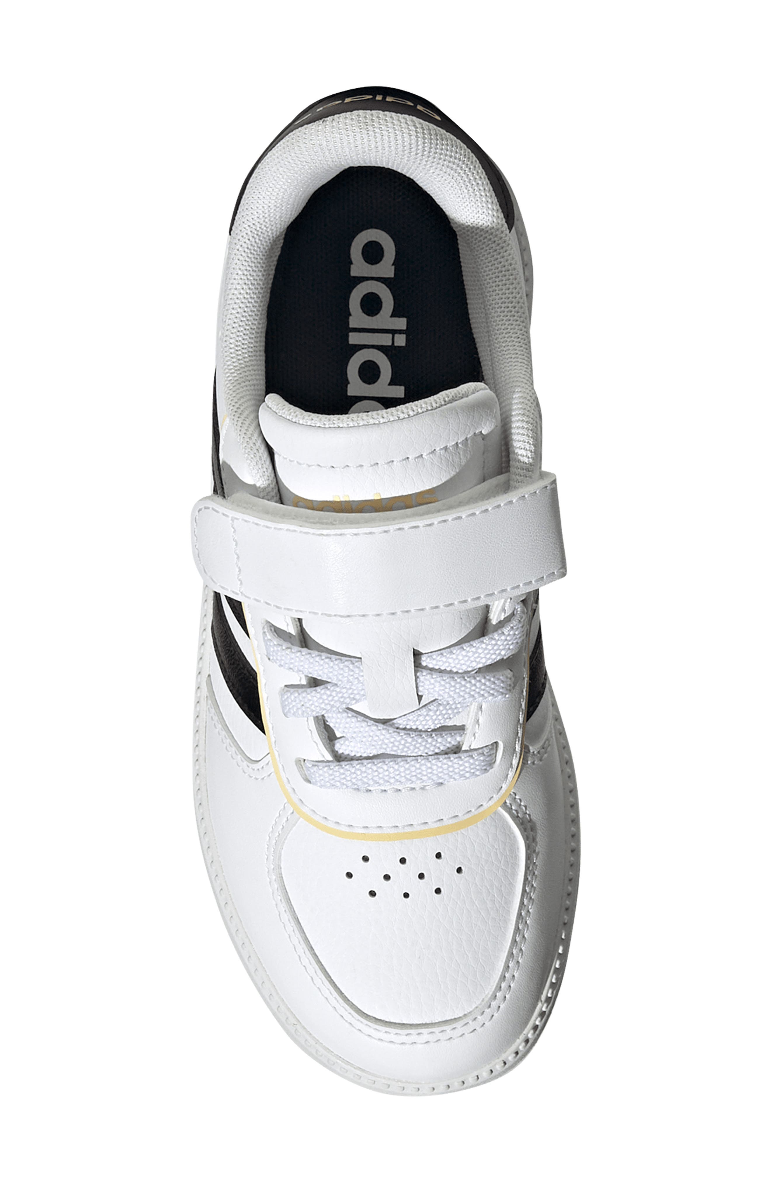 adidas Kids' Breaknet Sleek Sneaker, Alternate, color, White/ Black/ Orange Tint