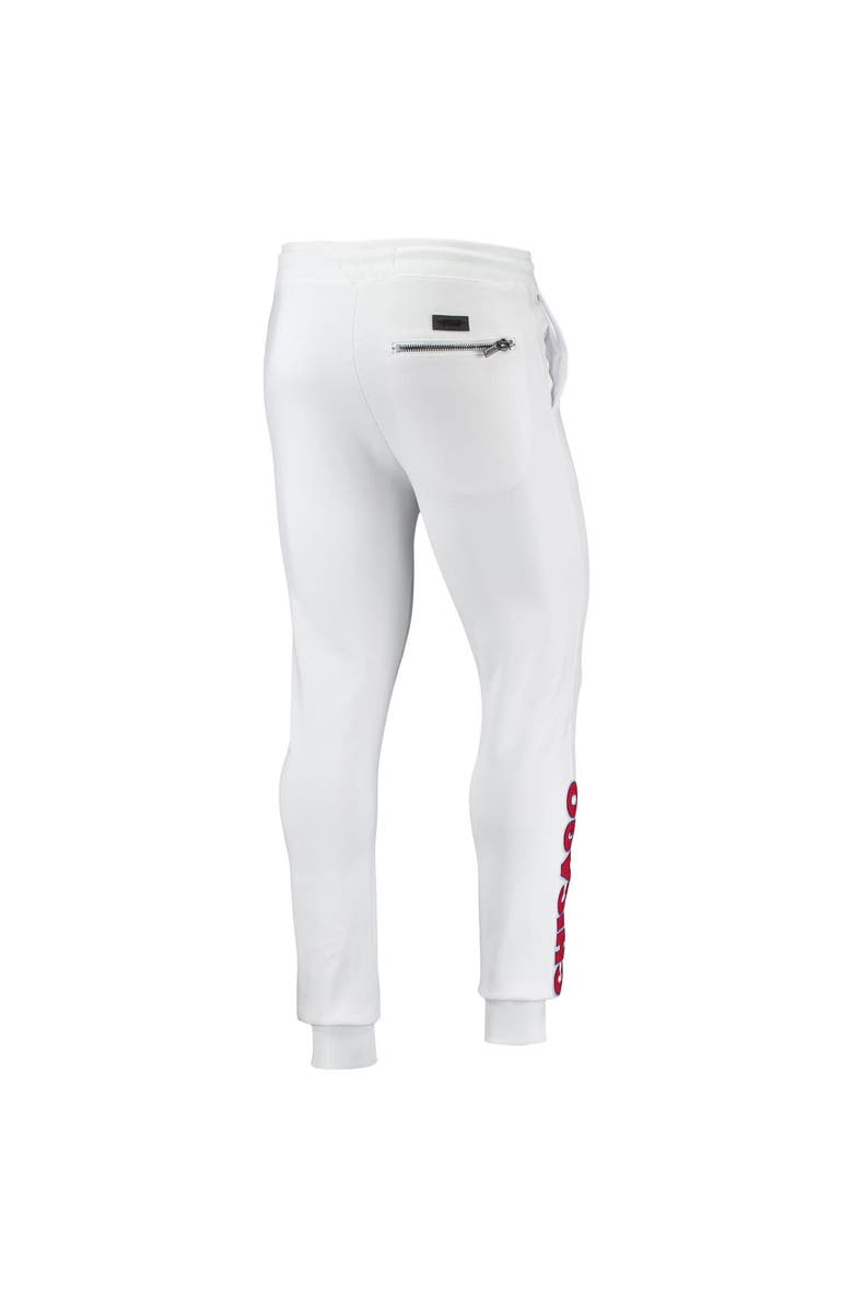 PRO STANDARD Men's Pro Standard White Chicago Cubs Team Logo Jogger Pants, Alternate, color, 