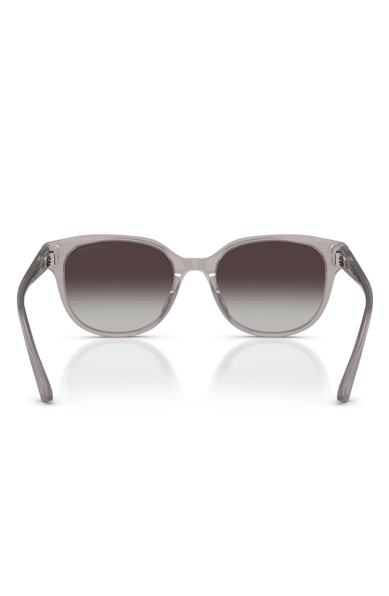 Jimmy Choo 55mm Gradient Phantos Sunglasses, Alternate, color, Opaline Gray / Gradient Gray