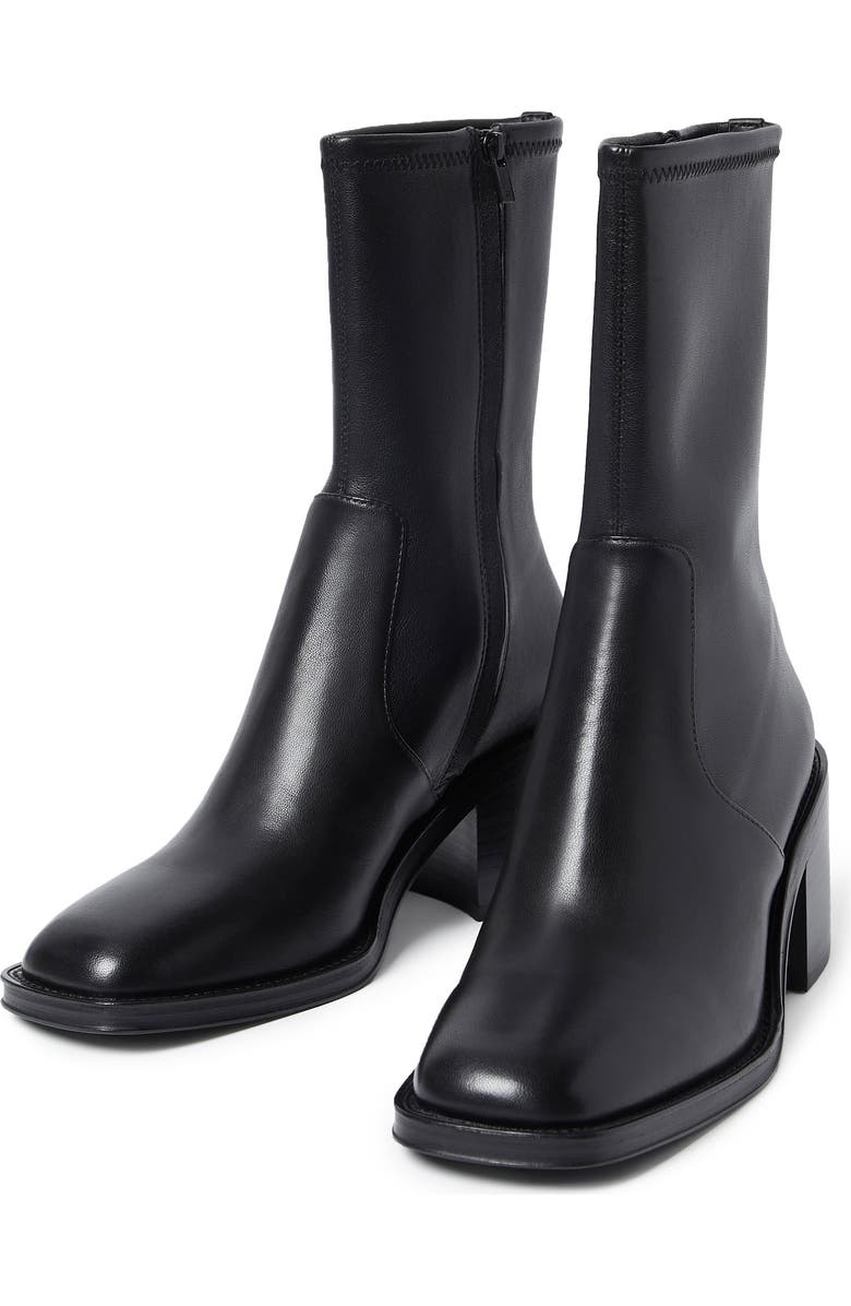 Loeffler Randall Nolan Stretch Ankle Bootie, Alternate, color, Black