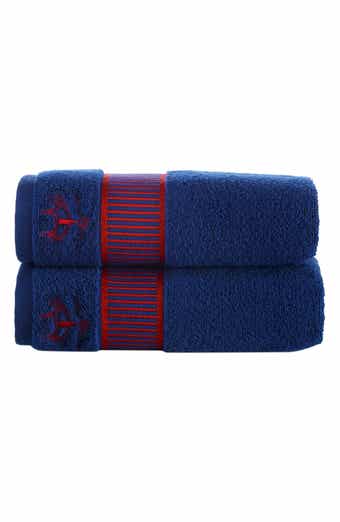 Brooks Brothers Fancy Border 2-Pack Turkish Cotton Hand Towels