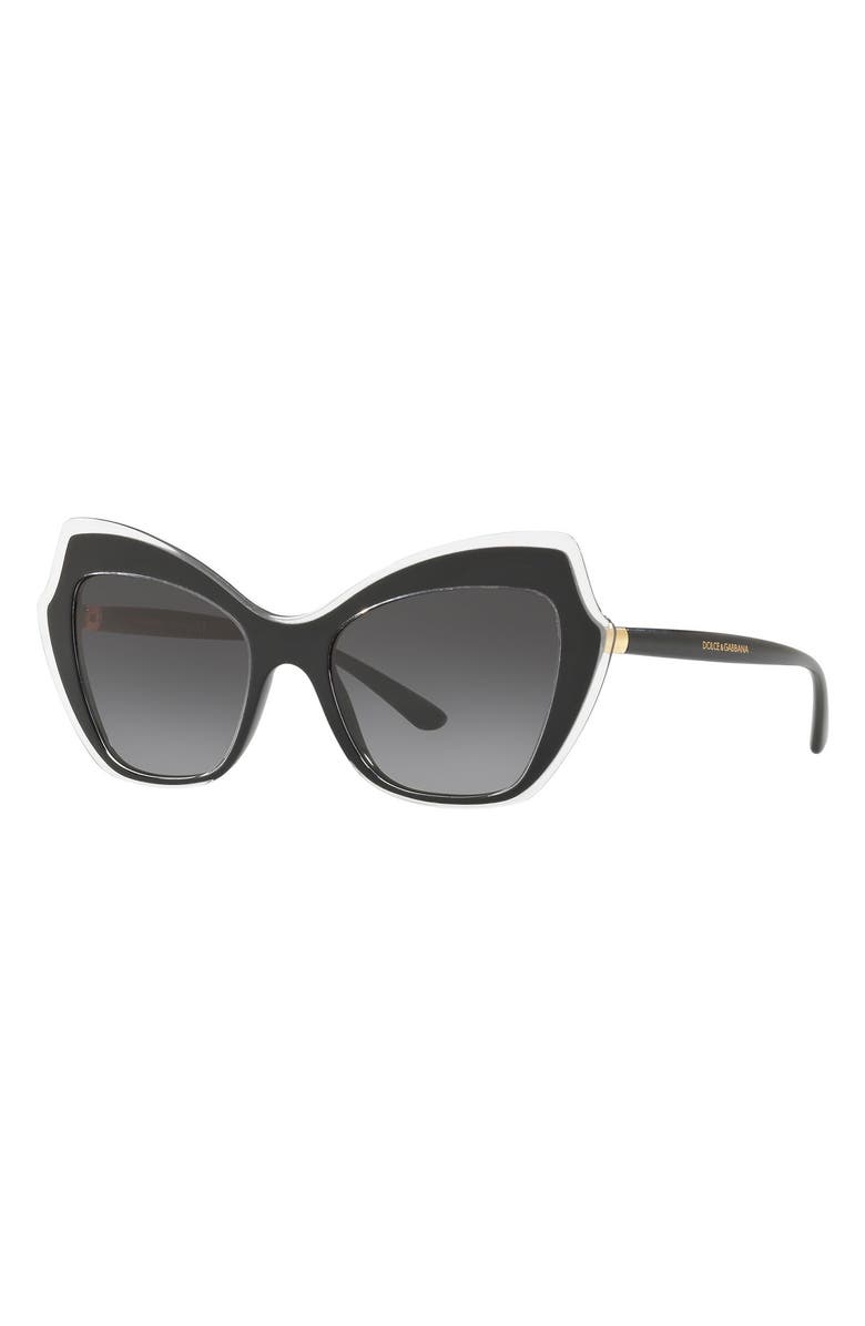 Dolce&Gabbana 52mm Cat Eye Sunglasses, Alternate, color,
