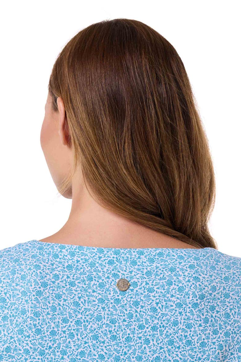 Women's St.Lucia Tunic Top with Long Sleeves, UPF 50+ Sun Protection, Alternate, color, Malibu Blue Shell