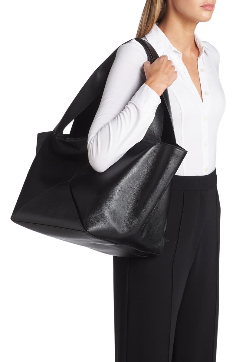 Métier London Market Leather Shopper Tote, Alternate, color,