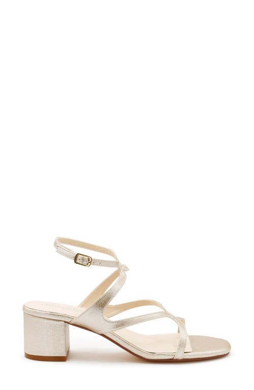 Touch Ups Cora Ankle Strap Sandal In Champagne