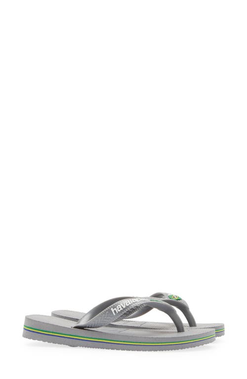 Havaianas Kids' Brazil Logo Flip Flop