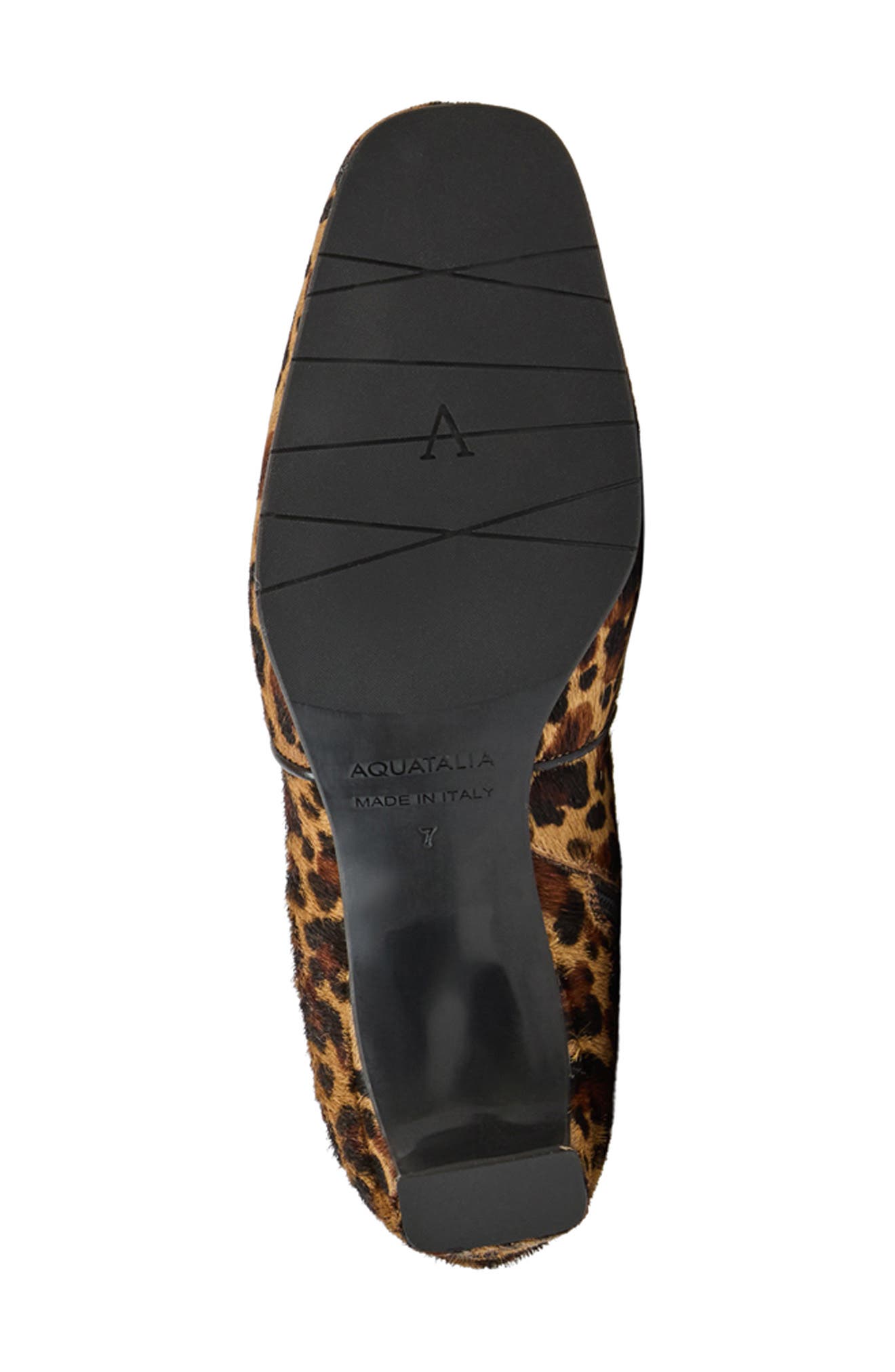 Aquatalia Siella Weatherproof Genuine Calf Hair Bootie, Alternate, color, Leopard Haircalf