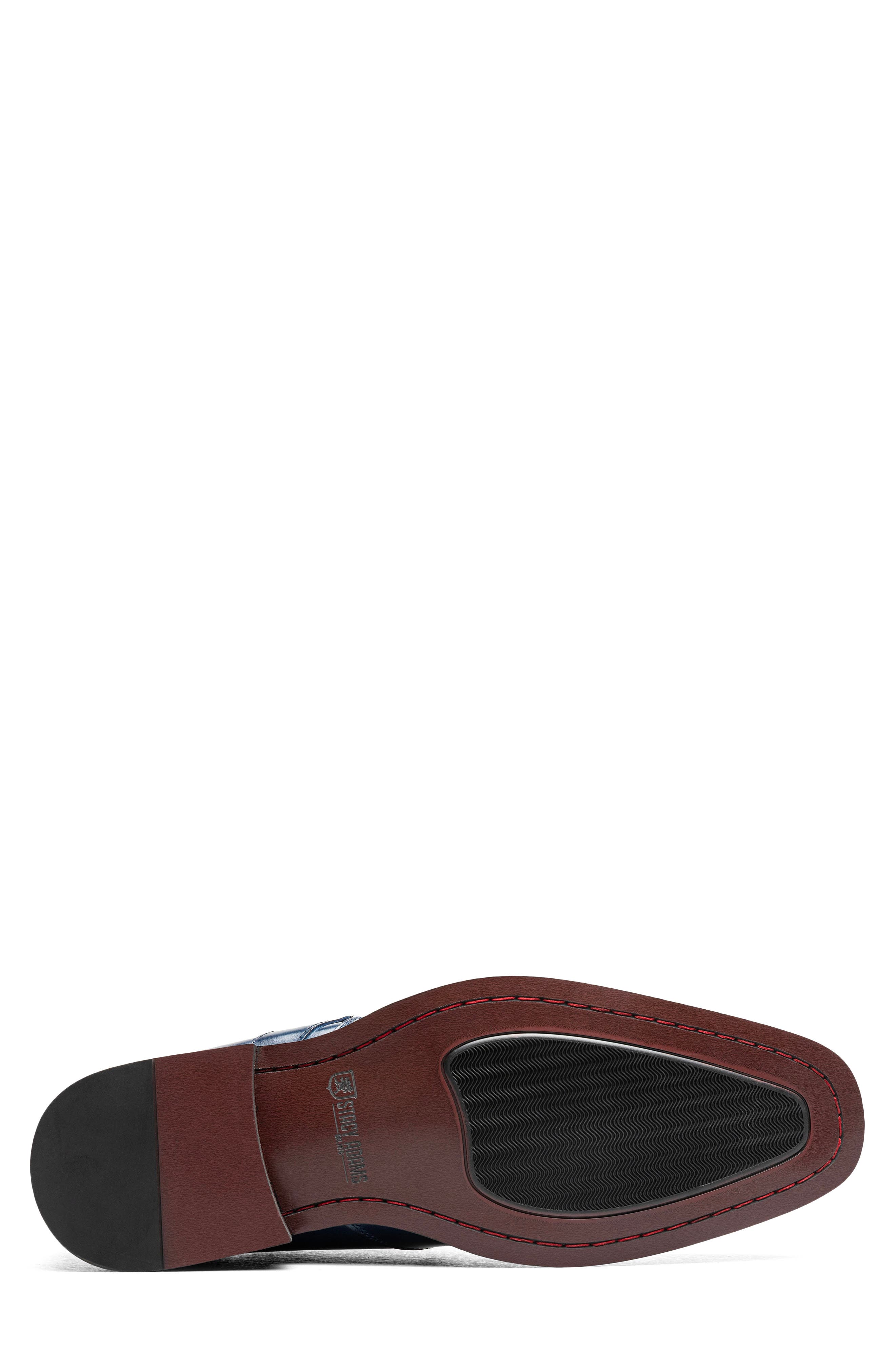 Alistair Leather Plain Toe Slip-On, Alternate, color, COBALT