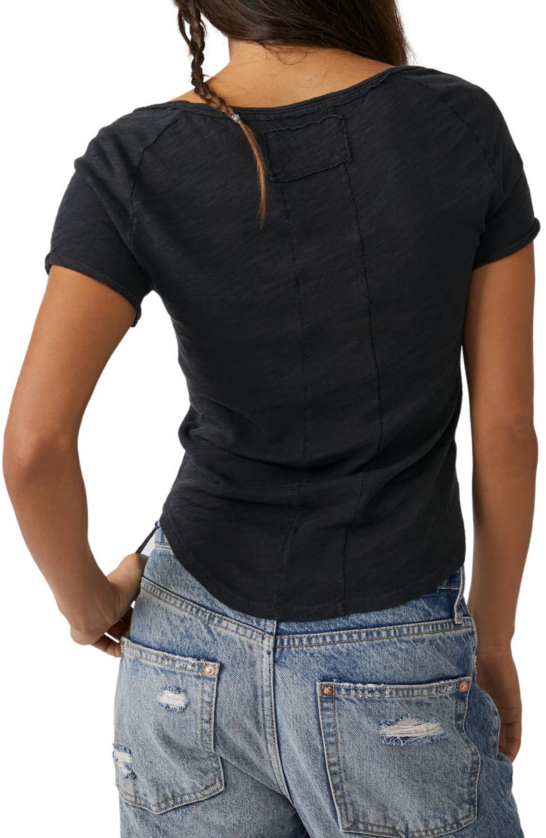 Free People Sunny Days Ahead Cotton T-Shirt, Alternate, color,