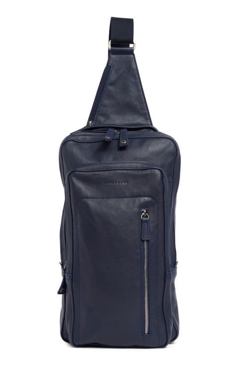Parisis Leather Sling Crossbody Bag