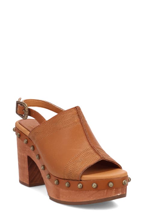 Clover Slingback Platform Sandal (Women)