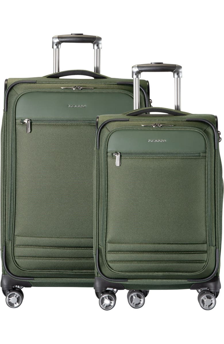 Ricardo Beverly Hills Ashbury Softside Expandable 2 Piece Set, Main, color, Pine