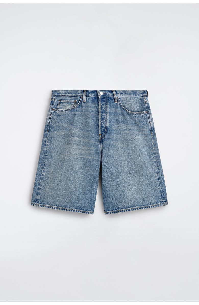 COS Rider Relaxed-fit Denim Shorts, Alternate, color, Blue
