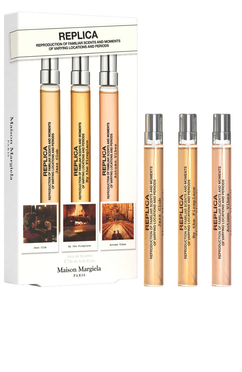 Maison Margiela Replica Warm & Spicy Travel Perfume Trio Set (Limited Edition) $105 Value, Main, color,