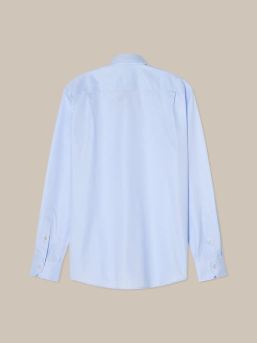 Robert Talbott Reynolds Light Weight Poplin Shirt In Light Blue