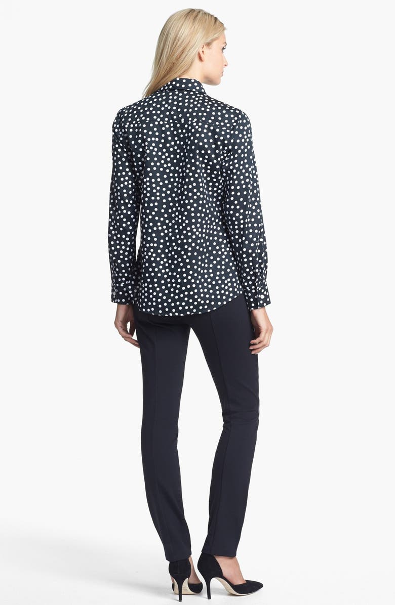 NYDJ Faux Leather & Stretch Ponte Leggings, Alternate, color,