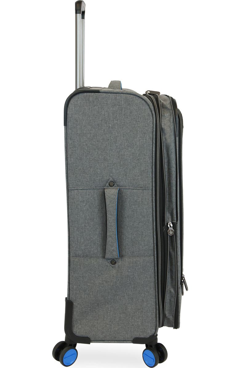 Original Penguin Havenport XL 3-Piece Softside Luggage Set, Alternate, color, Grey Crosshatch/ Blue
