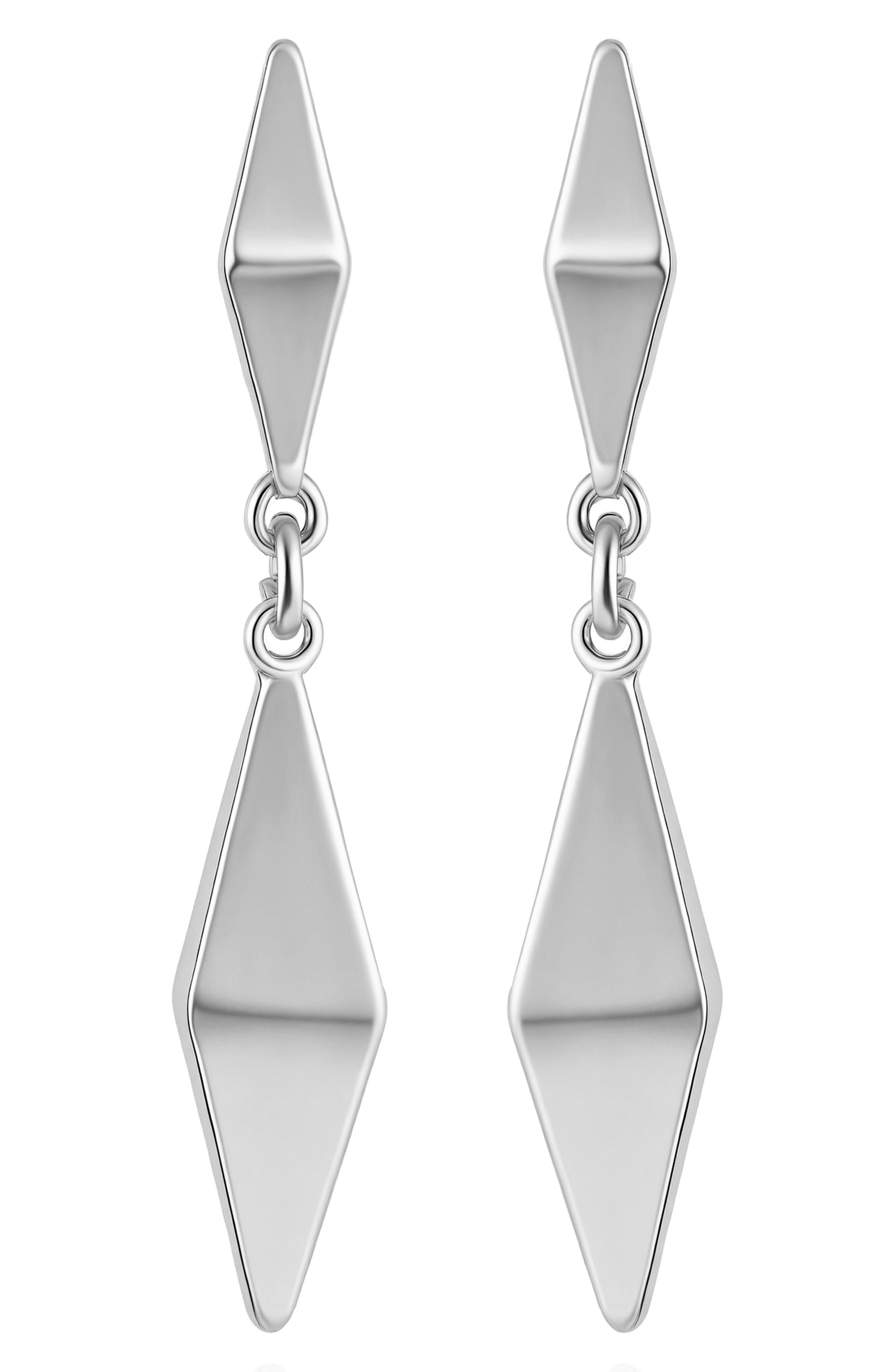 Vince Camuto Pyramid Linear Drop Earrings