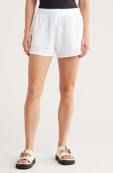rag & bone Olivia Cotton Blend Drawstring Shorts