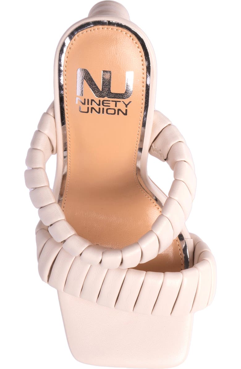 NINETY UNION Ash Heeled Sandal, Alternate, color, Ivory