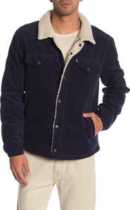 Levi's® Corduroy Faux Shearling Lined Trucker Jacket